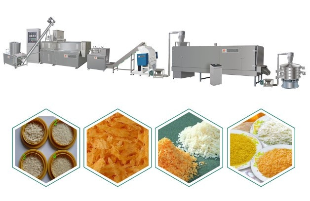 Puff Bread Crumb Processing Line